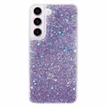 Capa de TPU Glitter Flakes para Samsung Galaxy S23 - Púrpura