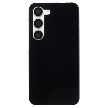 Capa Plastico com Borracha para Samsung Galaxy S23+ 5G - Preto