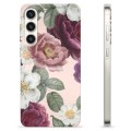 Capa de TPU - Samsung Galaxy S23+ 5G - Flores Românticas