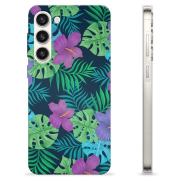 Capa de TPU - Samsung Galaxy S23+ 5G - Flores Tropicais