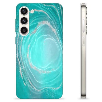 Capa de TPU - Samsung Galaxy S23+ 5G - Redemoinho Turquesa