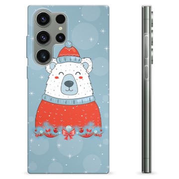 Capa de TPU - Samsung Galaxy S23 Ultra 5G - Urso de Natal