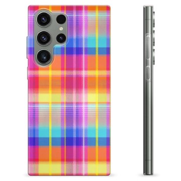 Capa de TPU - Samsung Galaxy S23 Ultra 5G - Camisa de Flanela