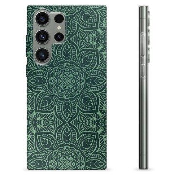 Capa de TPU - Samsung Galaxy S23 Ultra 5G - Mandala Verde