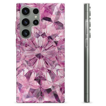 Capa de TPU - Samsung Galaxy S23 Ultra 5G - Cristal Rosa