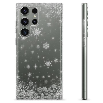 Capa de TPU - Samsung Galaxy S23 Ultra 5G - Flocos de Neve