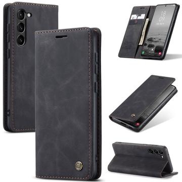 Bolsa Tipo Carteira Caseme 013 Series para Samsung Galaxy S24 - Preto