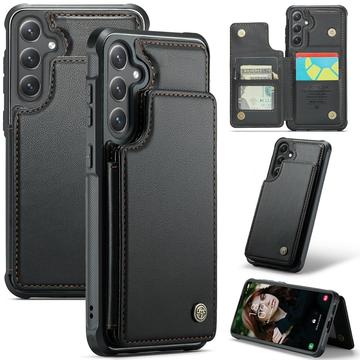 Capa Caseme C22 para Samsung Galaxy S24 Carteira para cartões RFID - Preto