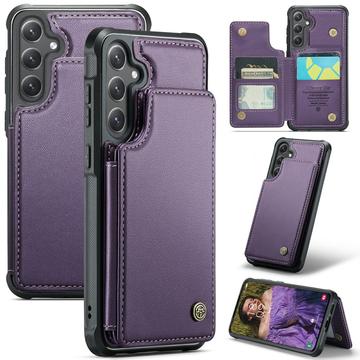 Capa Caseme C22 para Samsung Galaxy S24 Carteira para cartões RFID - Roxo