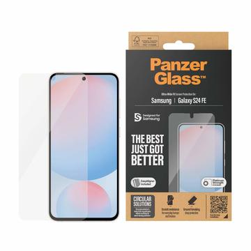 Protetor de Ecrã PanzerGlass Ultra-Wide Fit EasyAligner para Samsung Galaxy S24 FE - Transparente