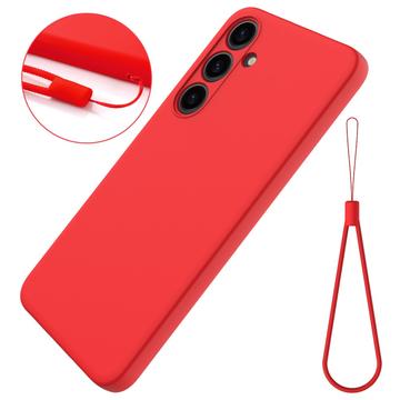 Capa de Silicone Líquido para Samsung Galaxy S24 - Vermelho