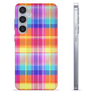 Capa de TPU - Samsung Galaxy S24+ - Camisa de Flanela