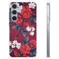 Capa de TPU - Samsung Galaxy S24+ - Flores Vintage