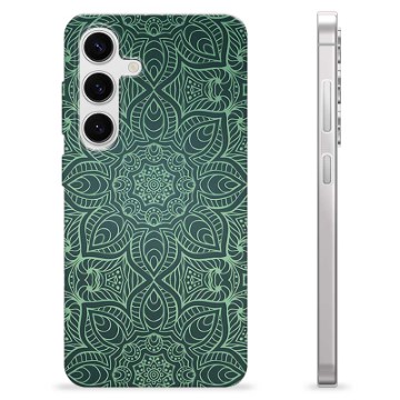 Capa de TPU - Samsung Galaxy S24 - Mandala Verde