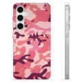 Capa de TPU - Samsung Galaxy S24 - Camuflagem Rosa