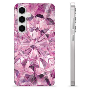 Capa de TPU - Samsung Galaxy S24 - Cristal Rosa