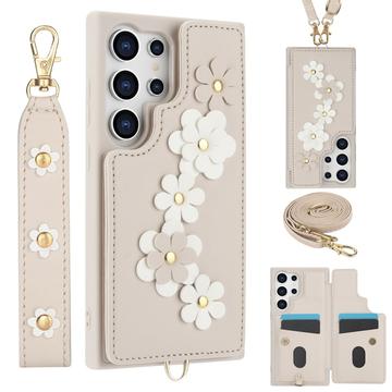 Capa Samsung Galaxy S24 Ultra Flower Decor com fita adesiva