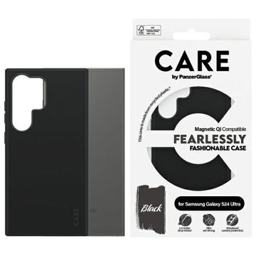 Capa PanzerGlass Care Fearlessly Fashionable para Samsung Galaxy S24 Ultra - Compatível com MagSafe - Preto