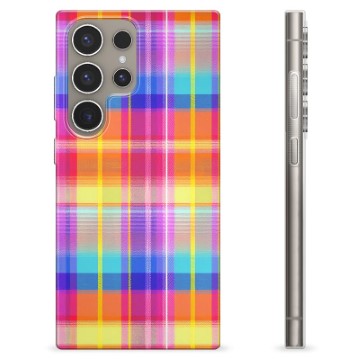 Capa de TPU - Samsung Galaxy S24 Ultra - Camisa de Flanela