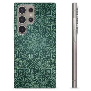 Capa de TPU - Samsung Galaxy S24 Ultra - Mandala Verde