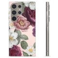 Capa de TPU - Samsung Galaxy S24 Ultra - Flores Românticas