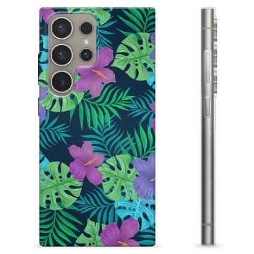 Capa de TPU - Samsung Galaxy S24 Ultra - Flores Tropicais