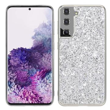 Capa Híbrida Glitter Series para Samsung Galaxy S24+ - Prateado