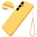 Capa de Silicone Líquido para Samsung Galaxy S24+ (Embalagem aberta - Bulk satisfatório) - Amarelo