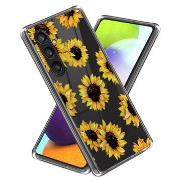 Capa em TPU Stylish Ultra-Slim para Samsung Galaxy S24+ - Girassóis