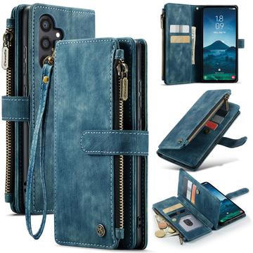 Bolsa Tipo Carteira Caseme C30 Multifuncional para Samsung Galaxy S25 - Azul