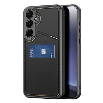 Capa magnética para Samsung Galaxy S25 Dux Ducis Rafi II com suporte e ranhuras para cartões - Preto