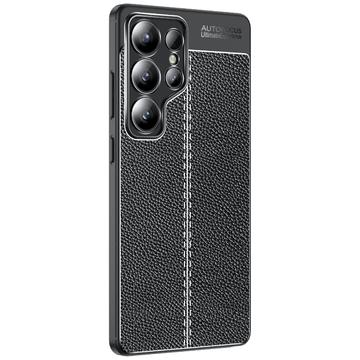 Capa de TPU Slim-Fit Premium para Samsung Galaxy S25 Ultra - Preto