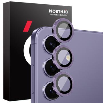 Conjunto de proteção da lente da câmara Samsung Galaxy S25+ Northjo - Roxo