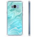 Capa Híbrida para Samsung Galaxy S8+  - Mármore Azul