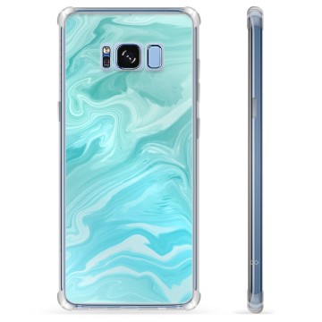 Capa Híbrida para Samsung Galaxy S8+  - Mármore Azul