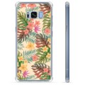 Capa Híbrida para Samsung Galaxy S8+  - Flores Cor-de-rosa