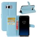 Bolsa Tipo Carteira para Samsung Galaxy S8 - Azul