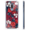 Capa Híbrida para Samsung Galaxy S9+  - Flores Vintage