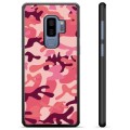 Capa Protectora para Samsung Galaxy S9+  - Camuflagem Rosa