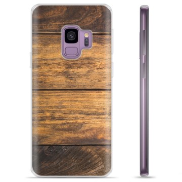 Capa de TPU para Samsung Galaxy S9  - Madeira