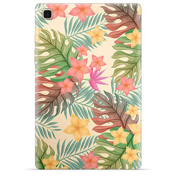 Capa de TPU - Samsung Galaxy Tab A7 10.4 (2020) - Flores Cor-de-rosa