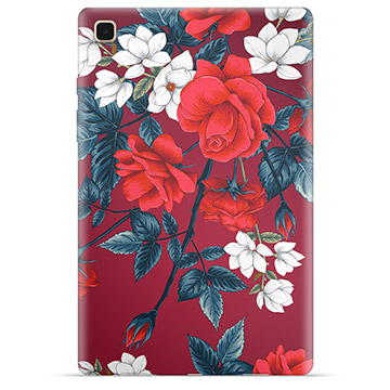 Capa de TPU - Samsung Galaxy Tab A7 10.4 (2020) - Flores Vintage