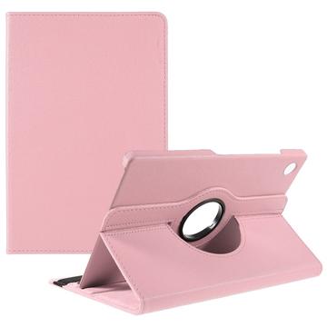 Bolsa Tipo Fólio Rotativa 360 para Samsung Galaxy Tab A8 (2021) - Cor-de-Rosa