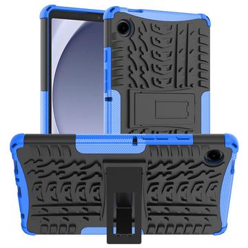 Capa Híbrida Antiderrapante com Suporte para Samsung Galaxy Tab A9 - Azul / Preto