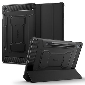 Bolsa Fólio Spigen Rugged Armor Pro para Samsung Galaxy Tab S9 FE - Preto