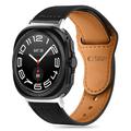 Bracelete em pele Tech-Protect Fit para Samsung Galaxy Watch Ultra - 47mm - Preto