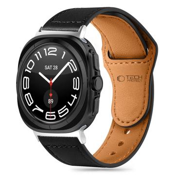 Bracelete em pele Tech-Protect Fit para Samsung Galaxy Watch Ultra - 47mm - Preto