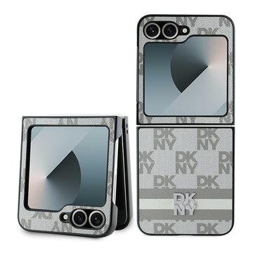 Capa para Samsung Galaxy Z Flip6 DKNY Padrão xadrez e listra