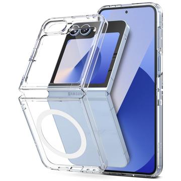 Capa Híbrida Ringke Fusion Magnetic para Samsung Galaxy Z Flip6 - Transparente