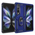 Capa Híbrida com Suporte de Metal para Samsung Galaxy Z Fold4 5G - Azul